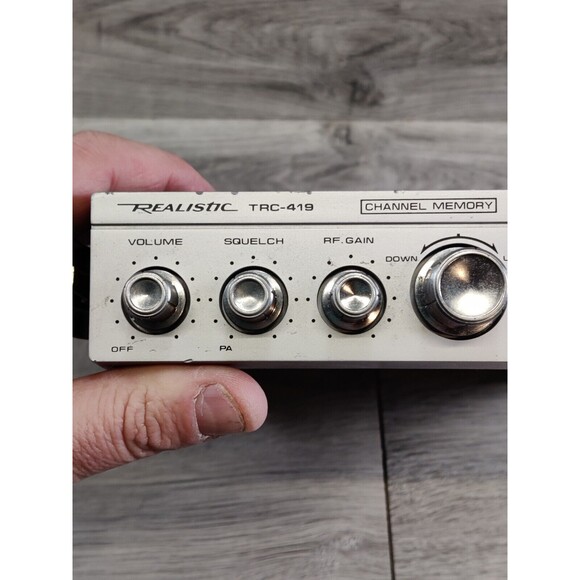 Realistic TRC-419 40 Channel Mobile CB Radio - 6 Channel Memory-Tested See Video - Picture 14 of 14